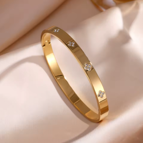 Complimentary Gold Stack Bracelet
