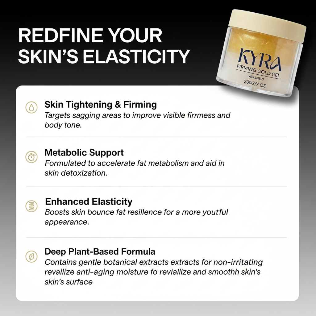 Kiyra™ Anti-Cellulite Gold Massage Cream