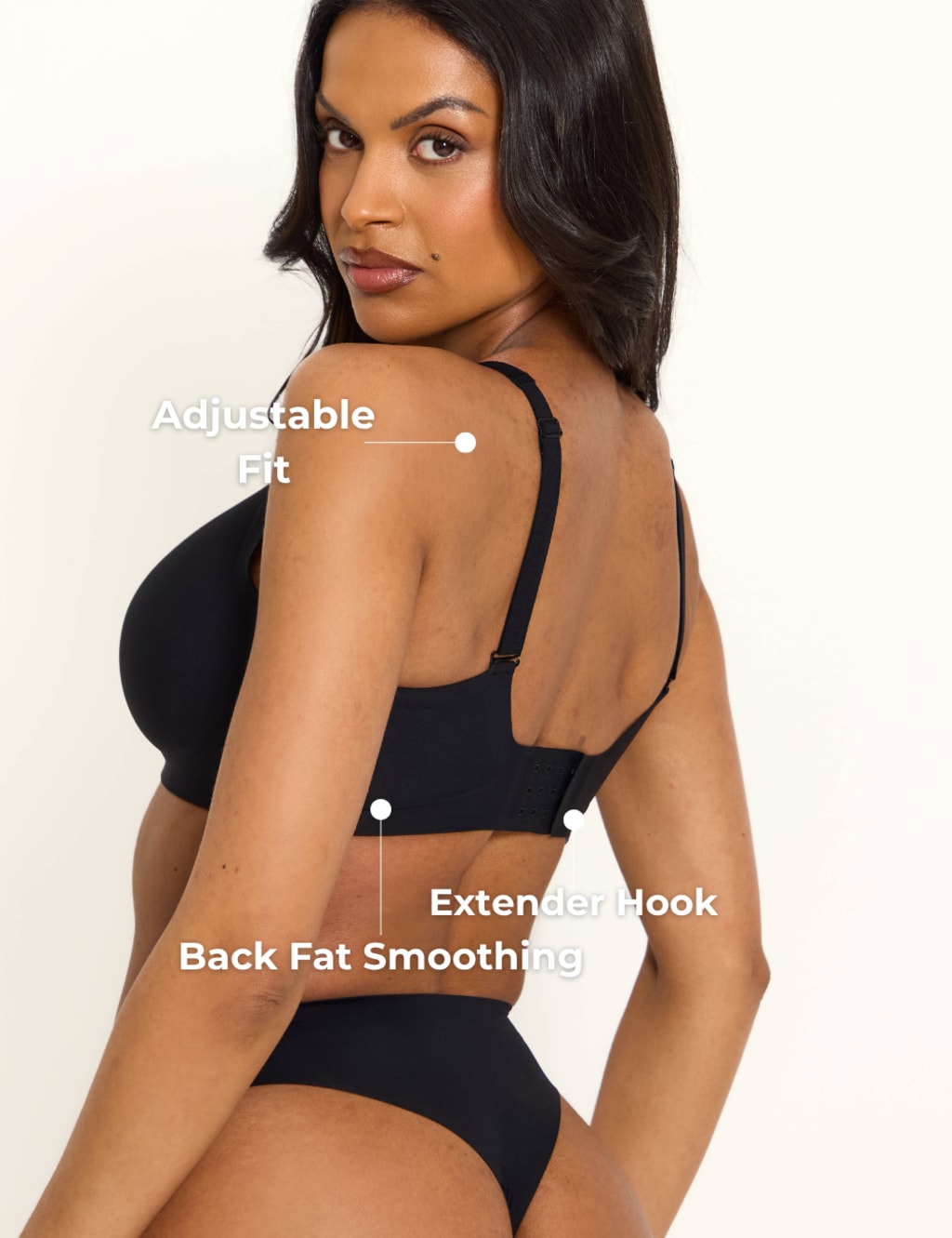 Deep V Push-Up Seamless Wireless Jelly Bra