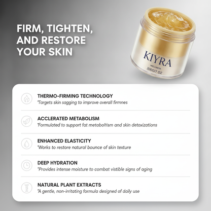 Kiyra™ Anti-Cellulite Gold Massage Cream